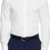 Men's Dress Shirt Slim Fit Non Iron Solid