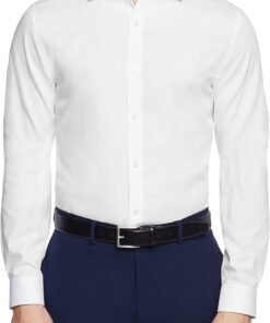 Men's Dress Shirt Slim Fit Non Iron Solid