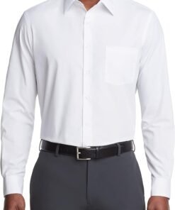 Men's Dress Shirt Regular Fit Poplin Solid