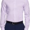 Men's Dress Shirt Slim Fit Non Iron Solid