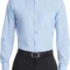 Men's Dress Shirt Regular Fit Poplin Solid