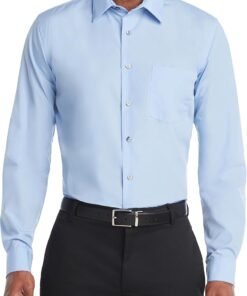 Men's Dress Shirt Regular Fit Poplin Solid