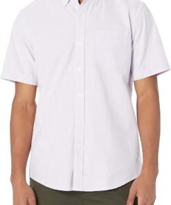 Men's Regular-Fit Short-Sleeve Pocket Oxford Shirt