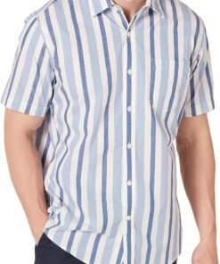 Men's Regular-Fit Short-Sleeve Poplin Shirt