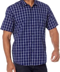 Men's Regular-Fit Short-Sleeve Poplin Shirt