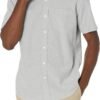 Men's Regular-Fit Short-Sleeve Pocket Oxford Shirt