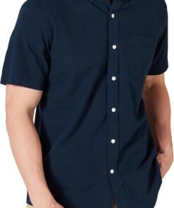 Men's Regular-Fit Short-Sleeve Pocket Oxford Shirt
