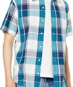 Men's Regular-Fit Short-Sleeve Poplin Shirt