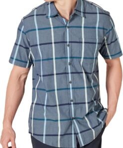 Men's Regular-Fit Short-Sleeve Poplin Shirt