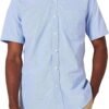 Men's Regular-Fit Short-Sleeve Pocket Oxford Shirt